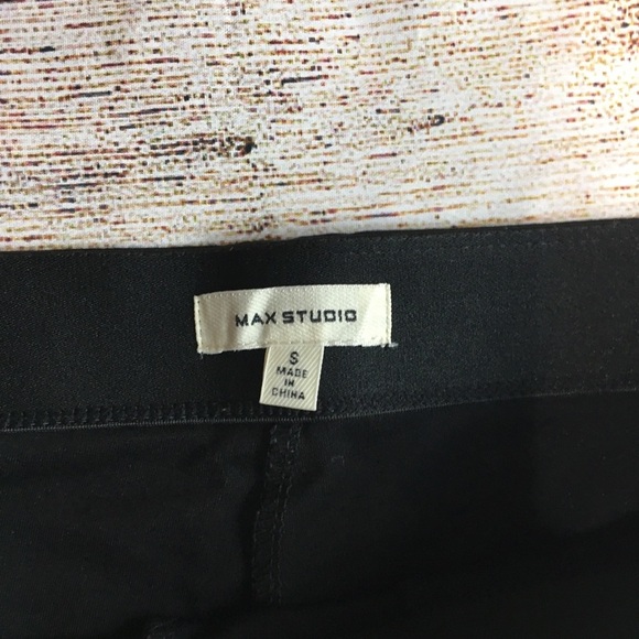 Max Studio  Black Dress Pants Size Small - B-16 - Picture 3 of 3